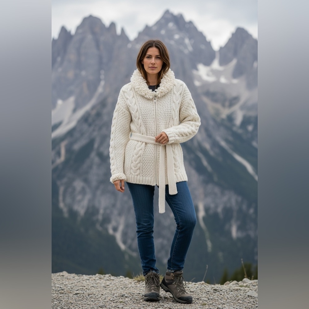 Native Cream Cable Knit Cardigan
Make Offer!